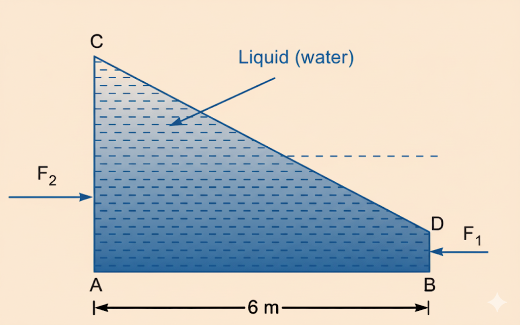 Control volume of the liquid in the accelerating tank